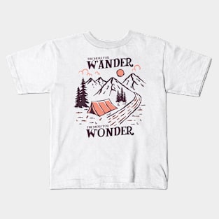 Wander To Wonder Kids T-Shirt